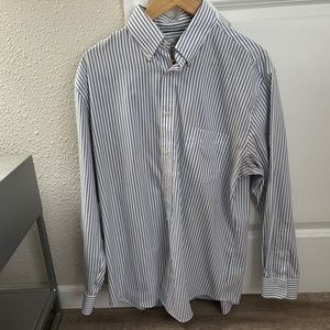 Jos. A. Bank 1905 Stripe Button-Down Shirt - Men’s Size 16.5 -34 Tailored Fit